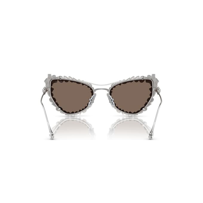 2-i-1-solbriller med klips, i iøynefallende cat-eye-form, Sk7011, hvit 2-i-1-solbriller med klips, i iøynefallende cat-eye-form, Sk7011, hvit