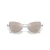 2-i-1-solbriller med klips, i iøynefallende cat-eye-form, Sk7011, hvit 2-i-1-solbriller med klips, i iøynefallende cat-eye-form, Sk7011, hvit