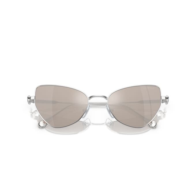 2-i-1-solbriller med klips, i iøynefallende cat-eye-form, Sk7011, hvit 2-i-1-solbriller med klips, i iøynefallende cat-eye-form, Sk7011, hvit