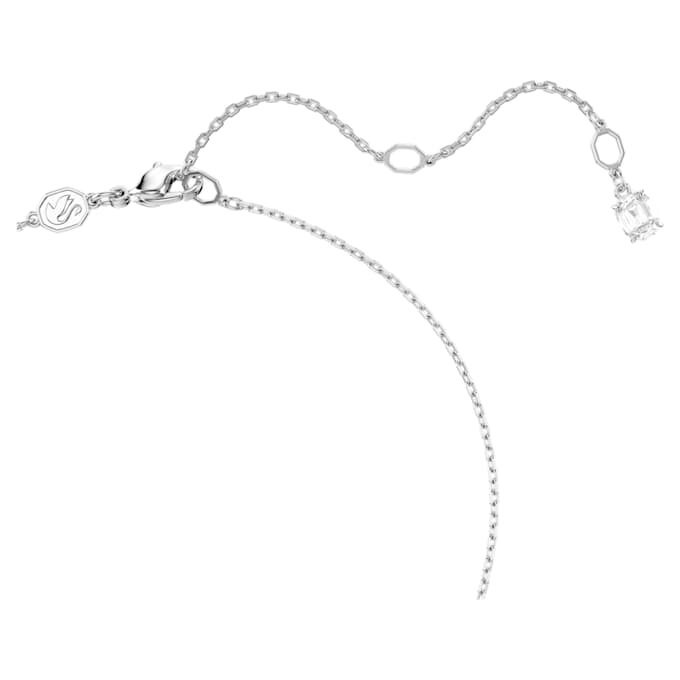 Ariana Grande X Swarovski anheng med blandede slipinger, hjerte, hvitt, rhodiumbelagt Ariana Grande X Swarovski anheng med blandede slipinger, hjerte, hvitt, rhodiumbelagt