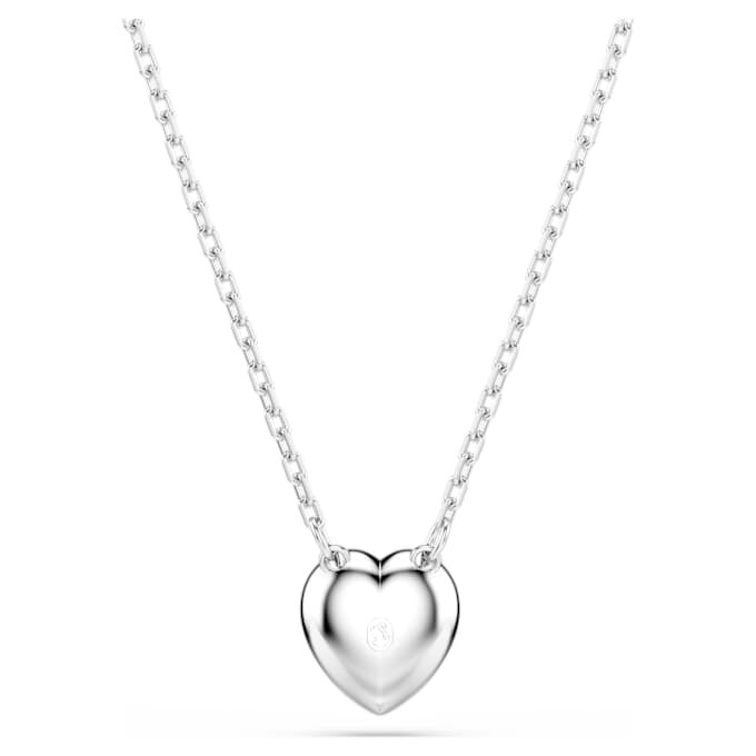 Ariana Grande X Swarovski anheng med blandede slipinger, hjerte, hvitt, rhodiumbelagt Ariana Grande X Swarovski anheng med blandede slipinger, hjerte, hvitt, rhodiumbelagt