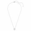 Ariana Grande X Swarovski anheng med krystallperle, rundslipt, blomst, hvit, rhodiumbelagt