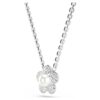 Ariana Grande X Swarovski anheng med krystallperle, rundslipt, blomst, hvit, rhodiumbelagt