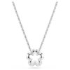 Ariana Grande X Swarovski anheng med krystallperle, rundslipt, blomst, hvit, rhodiumbelagt