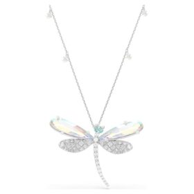 Ariana Grande X Swarovski anheng og brosje med krystallperler, blandede slipinger, øyenstikker, hvit, rhodiumbelagt Ariana Grande X Swarovski anheng og brosje med krystallperler, blandede slipinger, øyenstikker, hvit, rhodiumbelagt