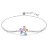 Ariana Grande X Swarovski-armbånd med blandede slipinger, blomst, flerfarget, rhodiumbelagt Ariana Grande X Swarovski-armbånd med blandede slipinger, blomst, flerfarget, rhodiumbelagt