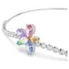 Ariana Grande X Swarovski-armbånd med blandede slipinger, blomst, flerfarget, rhodiumbelagt Ariana Grande X Swarovski-armbånd med blandede slipinger, blomst, flerfarget, rhodiumbelagt