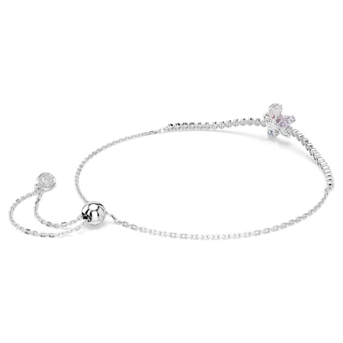 Ariana Grande X Swarovski-armbånd med blandede slipinger, blomst, flerfarget, rhodiumbelagt Ariana Grande X Swarovski-armbånd med blandede slipinger, blomst, flerfarget, rhodiumbelagt