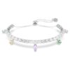 Ariana Grande X Swarovski-armbånd med blandede slipinger, flerfarget, rhodiumbelagt Ariana Grande X Swarovski-armbånd med blandede slipinger, flerfarget, rhodiumbelagt