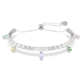 Ariana Grande X Swarovski-armbånd med blandede slipinger, flerfarget, rhodiumbelagt Ariana Grande X Swarovski-armbånd med blandede slipinger, flerfarget, rhodiumbelagt