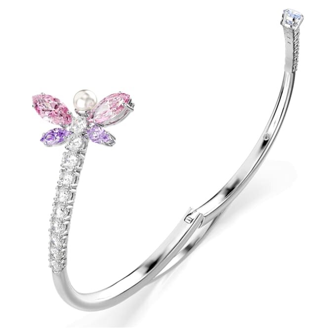 Ariana Grande X Swarovski armbånd med blandede slipinger, øyenstikker, flerfarget, rhodiumbelagt Ariana Grande X Swarovski armbånd med blandede slipinger, øyenstikker, flerfarget, rhodiumbelagt