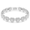 Ariana Grande X Swarovski-armbånd med blandede slipninger, hjerte, hvitt, rhodiumbelagt Ariana Grande X Swarovski-armbånd med blandede slipninger, hjerte, hvitt, rhodiumbelagt