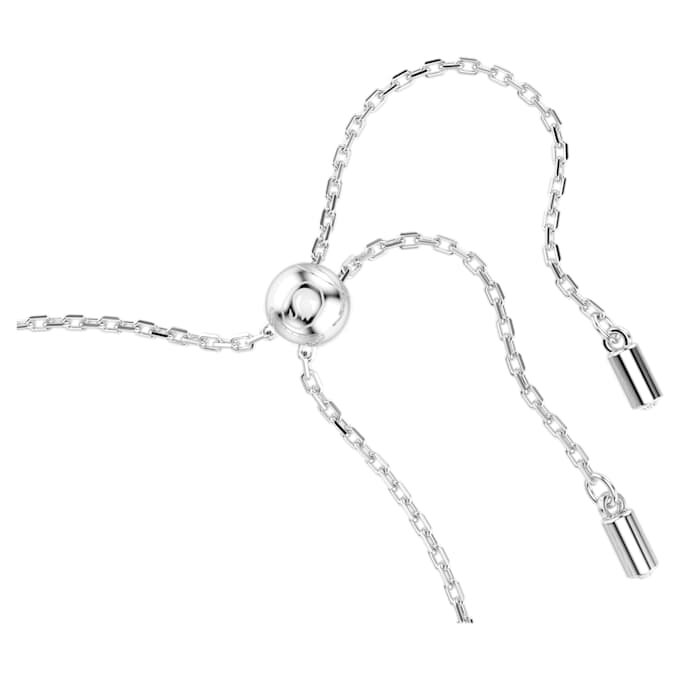 Ariana Grande X Swarovski-armbånd med krystallperler, rundslipt, hvit, rhodiumbelagt Ariana Grande X Swarovski-armbånd med krystallperler, rundslipt, hvit, rhodiumbelagt