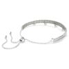 Ariana Grande X Swarovski-armbånd med krystallperler, rundslipt, hvit, rhodiumbelagt Ariana Grande X Swarovski-armbånd med krystallperler, rundslipt, hvit, rhodiumbelagt