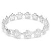 Ariana Grande X Swarovski-armbånd, rundslipt, blomst, hvit, rhodiumbelagt
