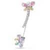 Ariana Grande X Swarovski-brosje med blandede slipinger, øyenstikker, flerfarget, rhodiumbelagt