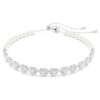Ariana Grande X Swarovski choker med blandede slipinger, krystallperler, hjerte, hvit, rhodiumbelagt