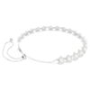 Ariana Grande X Swarovski choker med krystallperler, rundslipt, hvit, rhodiumbelagt Ariana Grande X Swarovski choker med krystallperler, rundslipt, hvit, rhodiumbelagt