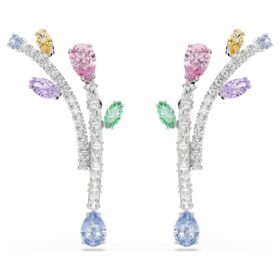 Ariana Grande X Swarovski dråpeøredobber med blandede slipinger, flerfarget, rhodiumbelagt Ariana Grande X Swarovski dråpeøredobber med blandede slipinger, flerfarget, rhodiumbelagt