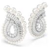 Ariana Grande X Swarovski dråpeøredobber med krystallperle, blandede slipninger, hvit, rhodiumbelagt Ariana Grande X Swarovski dråpeøredobber med krystallperle, blandede slipninger, hvit, rhodiumbelagt