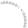Ariana Grande X Swarovski halskjede med blandede slipinger, hjerte, hvitt, rhodiumbelagt Ariana Grande X Swarovski halskjede med blandede slipinger, hjerte, hvitt, rhodiumbelagt