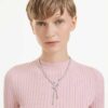 Ariana Grande X Swarovski-halskjede med blandede slipinger, øyenstikker, flerfarget, rhodiumbelagt Ariana Grande X Swarovski-halskjede med blandede slipinger, øyenstikker, flerfarget, rhodiumbelagt
