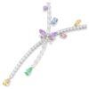 Ariana Grande X Swarovski-halskjede med blandede slipinger, øyenstikker, flerfarget, rhodiumbelagt Ariana Grande X Swarovski-halskjede med blandede slipinger, øyenstikker, flerfarget, rhodiumbelagt