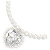 Ariana Grande X Swarovski halskjede med krystallperle, hjerteformet, hjerte, hvit, rhodiumbelagt Ariana Grande X Swarovski halskjede med krystallperle, hjerteformet, hjerte, hvit, rhodiumbelagt