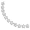 Ariana Grande X Swarovski-halskjede, rundslipt, blomst, hvit, rhodiumbelagt Ariana Grande X Swarovski-halskjede, rundslipt, blomst, hvit, rhodiumbelagt