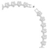 Ariana Grande X Swarovski-halskjede, rundslipt, blomst, hvit, rhodiumbelagt Ariana Grande X Swarovski-halskjede, rundslipt, blomst, hvit, rhodiumbelagt