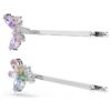 Ariana Grande X Swarovski hårnål med blandede fasetter, øyenstikker, blomst, flerfarget, rhodiumbelagt