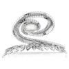 Ariana Grande X Swarovski hårspenne, baguettesliping, hvit, rhodiumbelagt