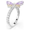 Ariana Grande X Swarovski motivring med blandede slipninger, øyenstikker, flerfarget, rhodiumbelagt