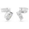 Ariana Grande X Swarovski ørecuffs med baguettesliping, hvite, rhodiumbelagte