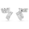 Ariana Grande X Swarovski ørecuffs med baguettesliping, hvite, rhodiumbelagte