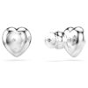 Ariana Grande X Swarovski Øredobber med blandede slipinger, hjerte, hvite, rhodiumbelagte