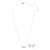 Ariana Grande X Swarovski-sett med blandede slipinger, flerfarget, rhodiumbelagt Ariana Grande X Swarovski-sett med blandede slipinger, flerfarget, rhodiumbelagt