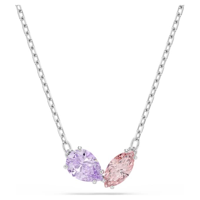 Ariana Grande X Swarovski-sett med blandede slipinger, flerfarget, rhodiumbelagt Ariana Grande X Swarovski-sett med blandede slipinger, flerfarget, rhodiumbelagt