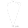 Ariana Grande X Swarovski-sett med krystallperler, rundslipt, blomst, hvit, rhodiumbelagt Ariana Grande X Swarovski-sett med krystallperler, rundslipt, blomst, hvit, rhodiumbelagt