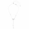 Ariana Grande X Swarovski Y-halskjede med blandede slipinger, øyenstikker, flerfarget, rhodiumbelagt