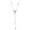 Ariana Grande X Swarovski Y-halskjede med blandede slipinger, øyenstikker, flerfarget, rhodiumbelagt