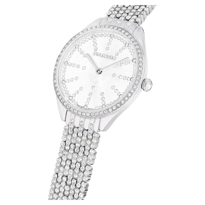 Attract Watch Swiss Made, metallarmbånd, sølvfarget, rustfritt stål Attract Watch Swiss Made, metallarmbånd, sølvfarget, rustfritt stål