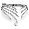 Choker «Feather» fra Vienna-kolleksjonen, hvit, rutheniumbelagt Choker «Feather» fra Vienna-kolleksjonen, hvit, rutheniumbelagt