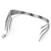 Choker «Feather» fra Vienna-kolleksjonen, hvit, rutheniumbelagt Choker «Feather» fra Vienna-kolleksjonen, hvit, rutheniumbelagt