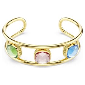 Chroma Cuff med kusseskjæring, flerfarget, gullbelagt Chroma Cuff med kusseskjæring, flerfarget, gullbelagt