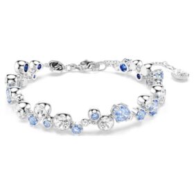 Constella-armbånd med blandede slipinger, blått, rhodiumbelagt Constella-armbånd med blandede slipinger, blått, rhodiumbelagt