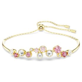 Constella-armbånd med blandede slipinger, flerfarget, gullbelagt Constella-armbånd med blandede slipinger, flerfarget, gullbelagt