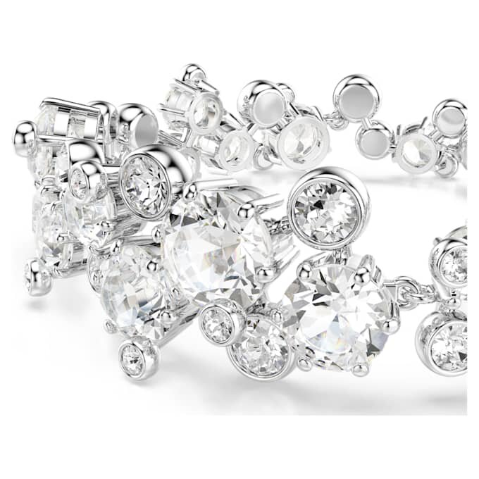 Constella-armbånd med blandede slipinger, hvitt, rhodiumbelagt Constella-armbånd med blandede slipinger, hvitt, rhodiumbelagt