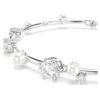 Constella-armbånd med krystallperler, runde slipninger, hvite, rhodiumbelagt Constella-armbånd med krystallperler, runde slipninger, hvite, rhodiumbelagt