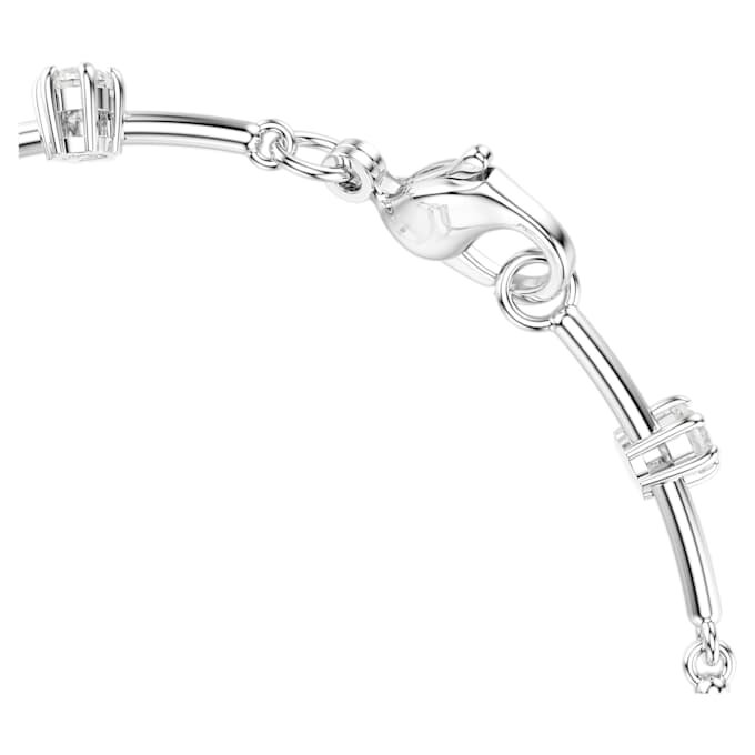 Constella-armbånd med krystallperler, runde slipninger, hvite, rhodiumbelagt Constella-armbånd med krystallperler, runde slipninger, hvite, rhodiumbelagt